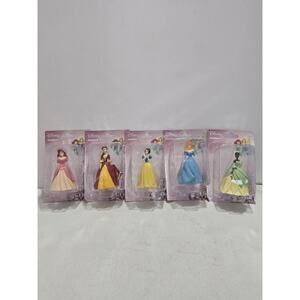 Lot of 5 Disney Princess Figurines – Belle, Aurora, Snow White, Ariel & Tiana